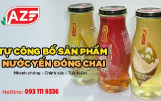 Tự Công Bố Nước Yến đóng chai nhanh chóng tại TPHCM