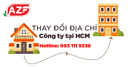 Dịch vụ Thay đổi Địa chỉ công ty tại HCM - 093 111 9336