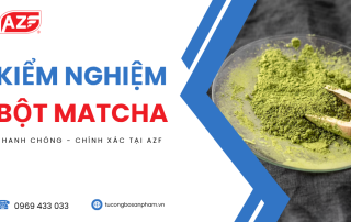 Quy trình kiểm nghiệm bột matcha mới nhất