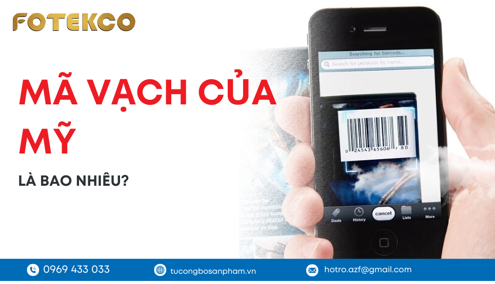 Mã vạch của Mỹ là bao nhiêu?