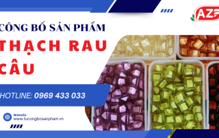 Công bố sản phẩm thạch rau câu