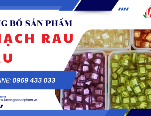 Công bố sản phẩm thạch rau câu nhanh chóng và chính xác 2025