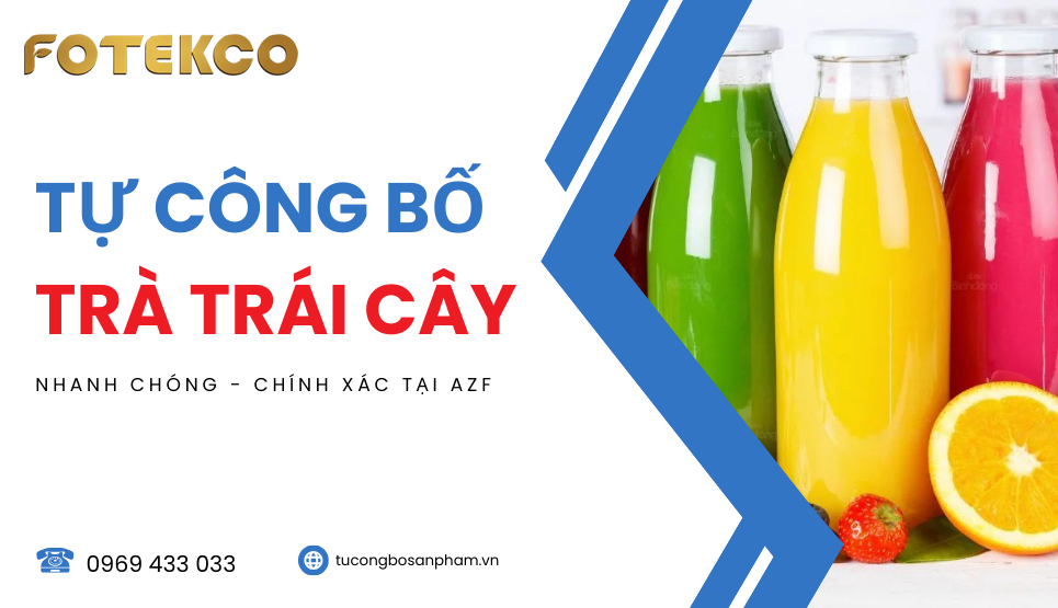 Thủ tục tự công bố trà trái cây đơn giản