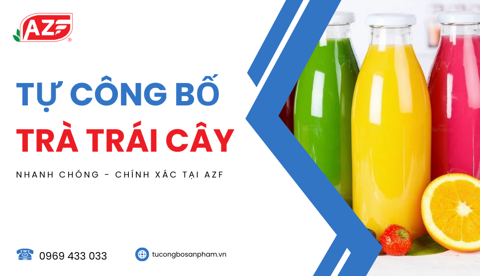Thủ tục tự công bố trà trái cây đơn giản