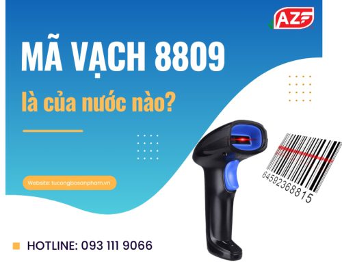 Mã vạch 8809 của nước nào?